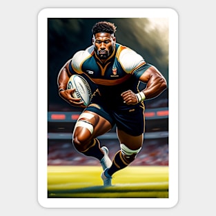 Rugby Player Sticker